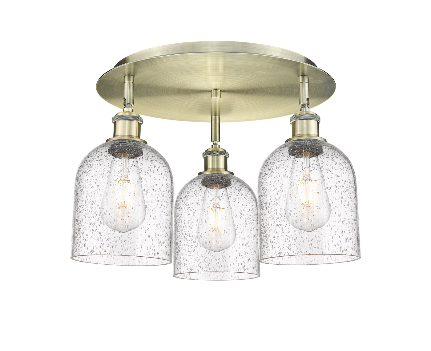Ballston Semi-Flush Mount Satin Nickel