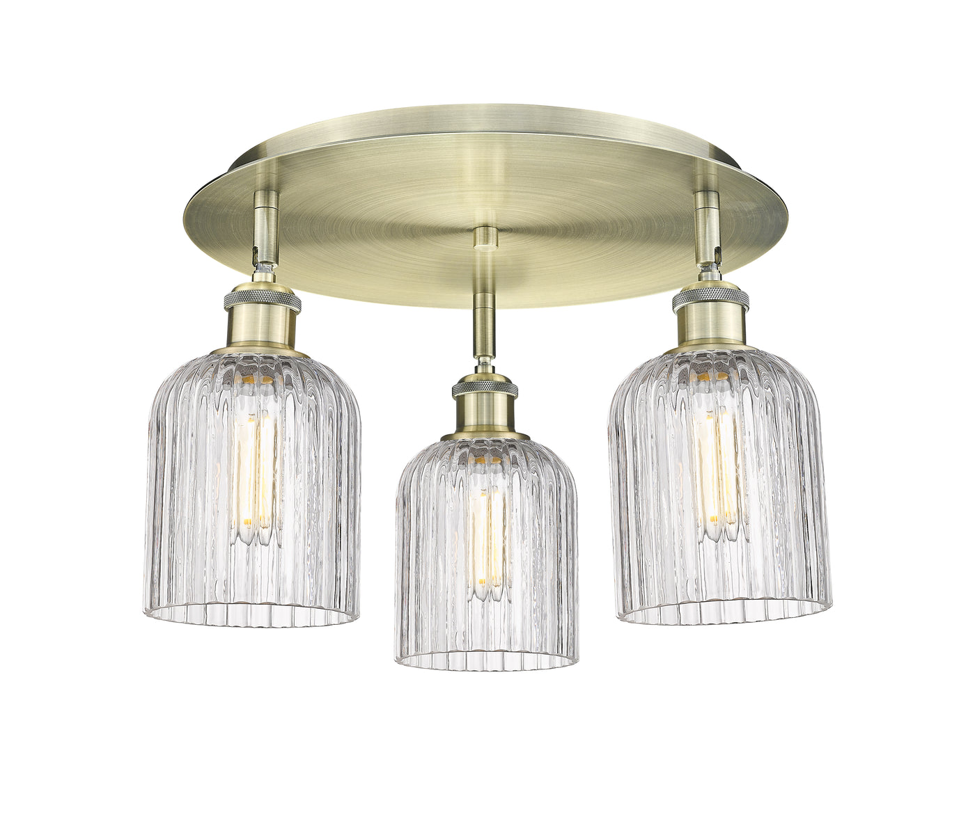 Ballston Semi-Flush Mount Satin Nickel