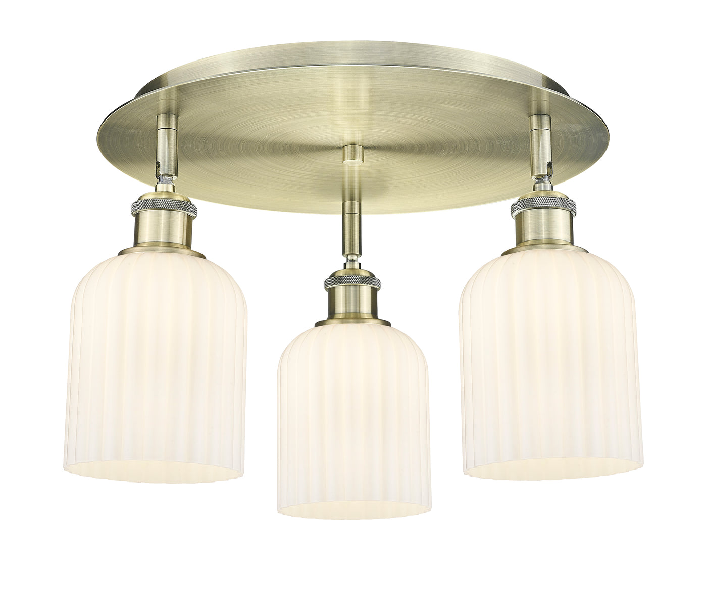 Ballston Semi-Flush Mount Satin Nickel