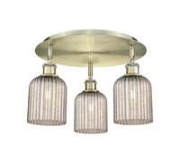 Ballston Semi-Flush Mount Satin Nickel