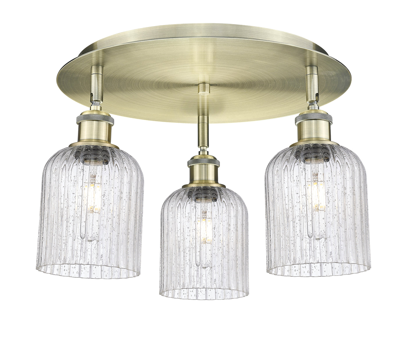 Ballston Semi-Flush Mount Satin Nickel