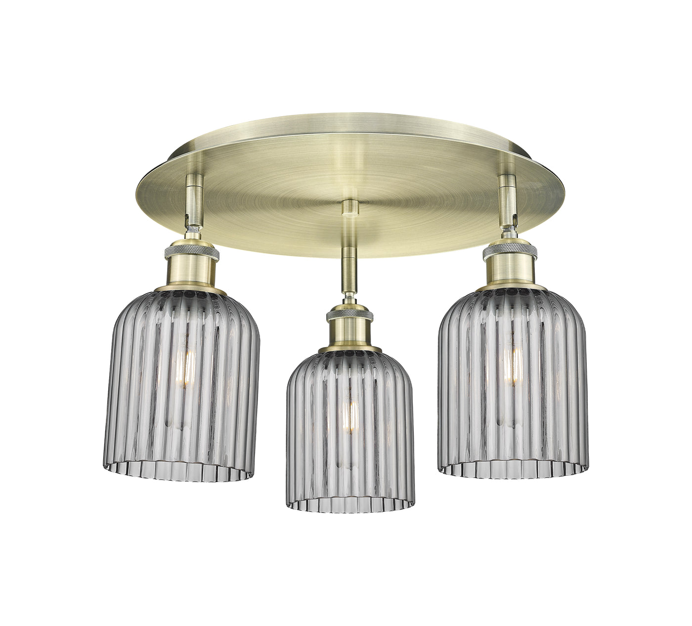 Ballston Semi-Flush Mount Satin Nickel