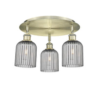 Ballston Semi-Flush Mount Satin Nickel