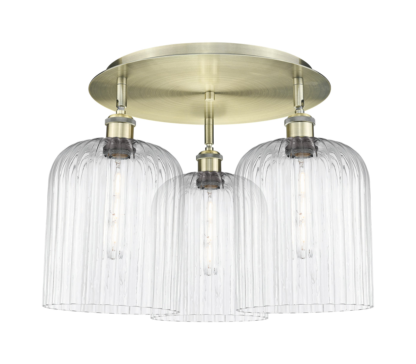 Ballston Semi-Flush Mount Satin Nickel