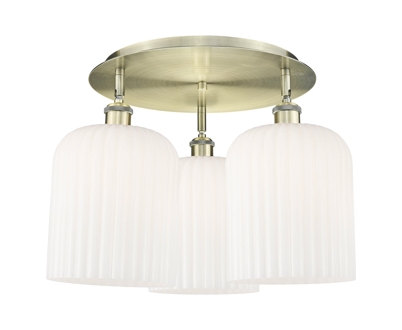 Ballston Semi-Flush Mount Satin Nickel