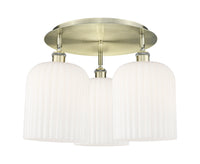 Ballston Semi-Flush Mount Satin Nickel