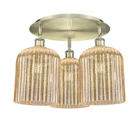 Ballston Semi-Flush Mount Satin Nickel