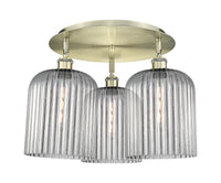 Ballston Semi-Flush Mount Satin Nickel