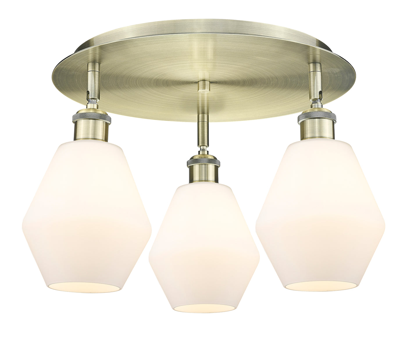 Ballston Semi-Flush Mount Satin Nickel