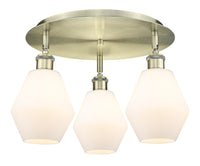 Ballston Semi-Flush Mount Satin Nickel