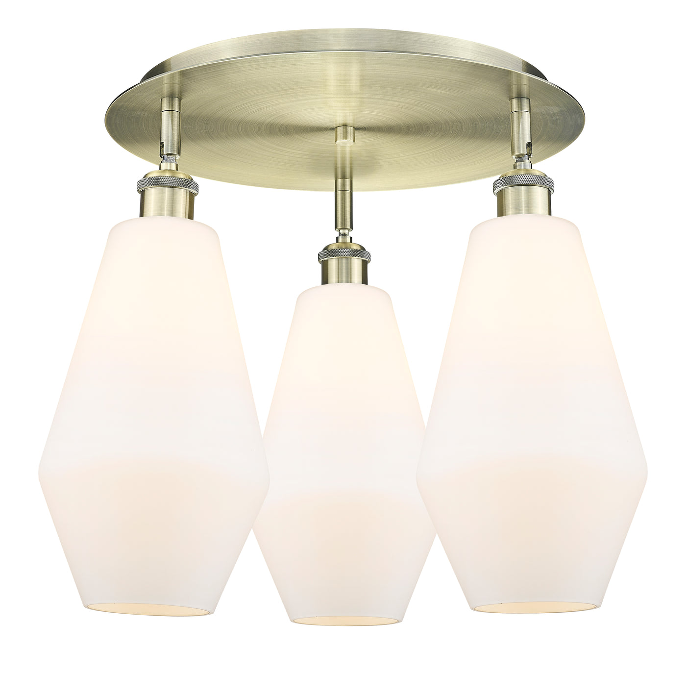Ballston Semi-Flush Mount Satin Nickel