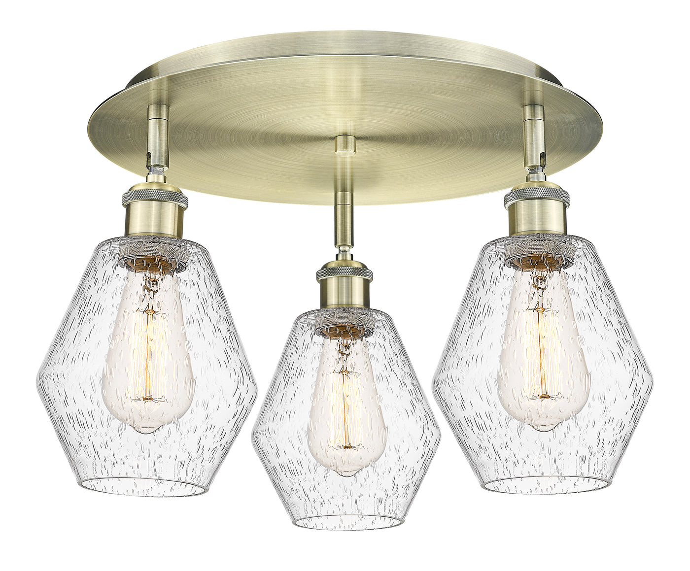 Ballston Semi-Flush Mount Satin Nickel