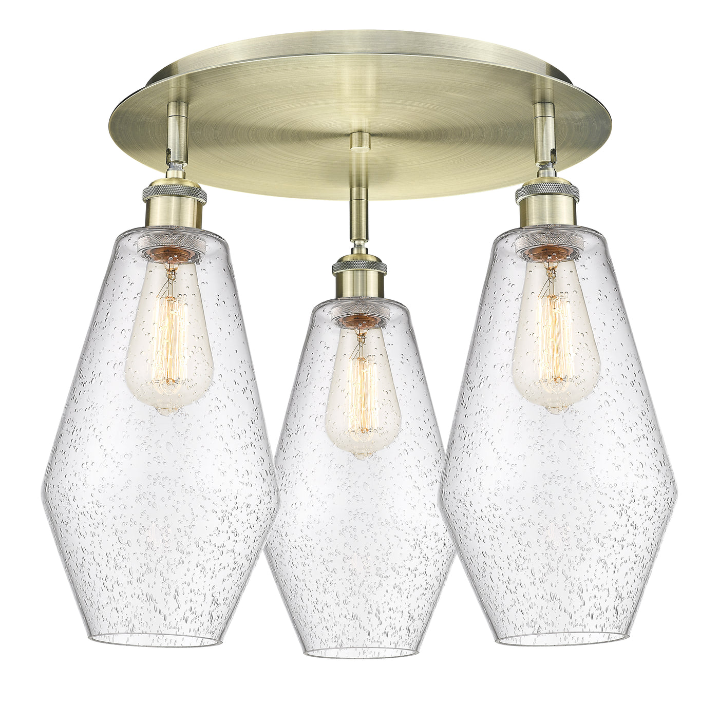 Ballston Semi-Flush Mount Satin Nickel