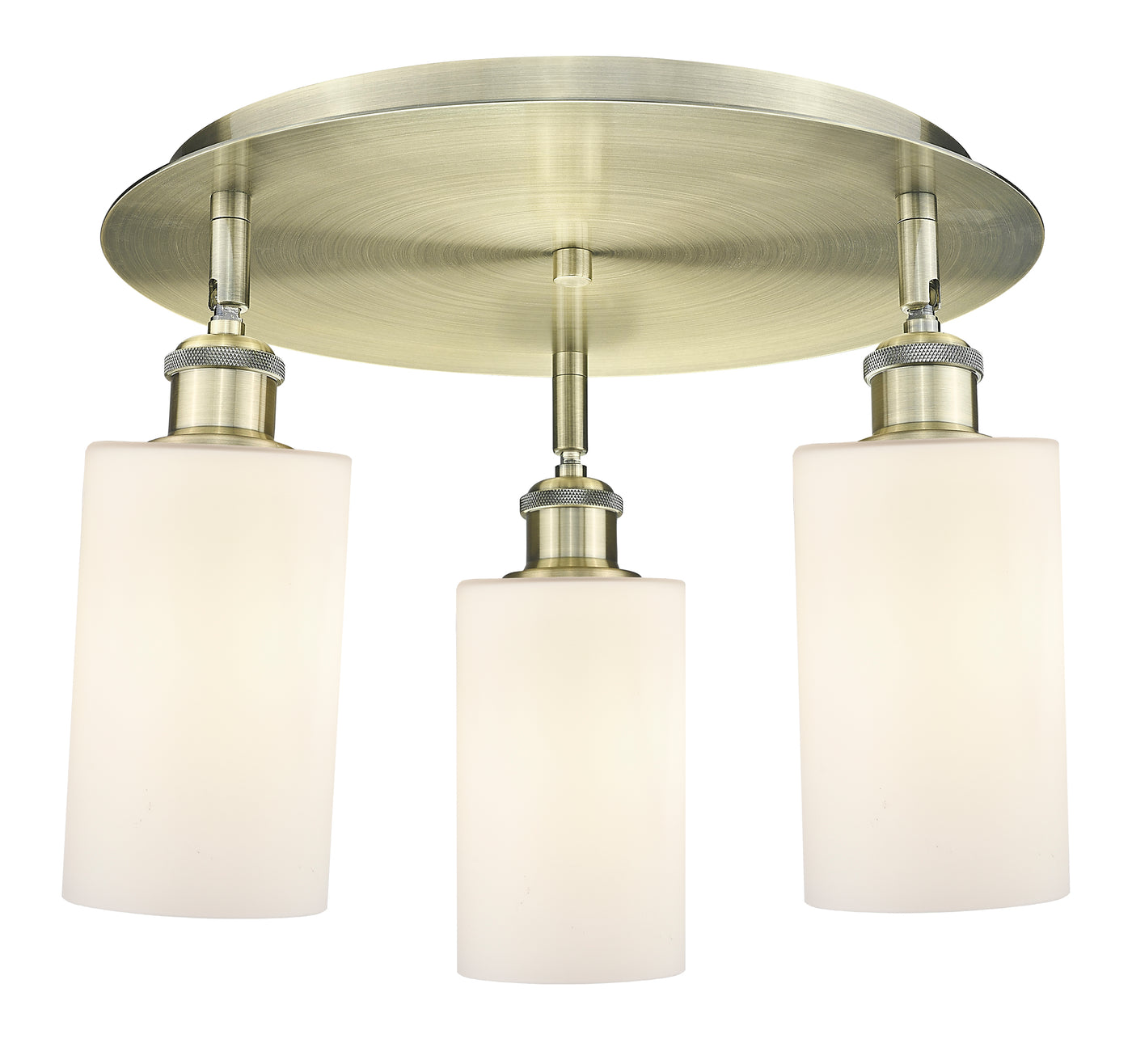 Ballston Semi-Flush Satin Nickel Brass