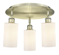 Ballston Semi-Flush Satin Nickel Brass