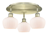 Ballston Semi-Flush Mount Satin Nickel