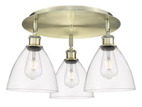 Ballston Semi-Flush Mount Satin Nickel