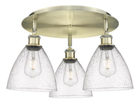 Ballston Semi-Flush Mount Satin Nickel