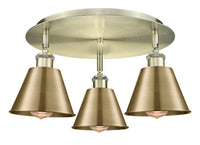 Ballston Semi-Flush Mount Satin Nickel