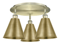 Ballston Semi-Flush Mount Satin Nickel