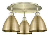 Ballston Semi-Flush Mount Satin Nickel