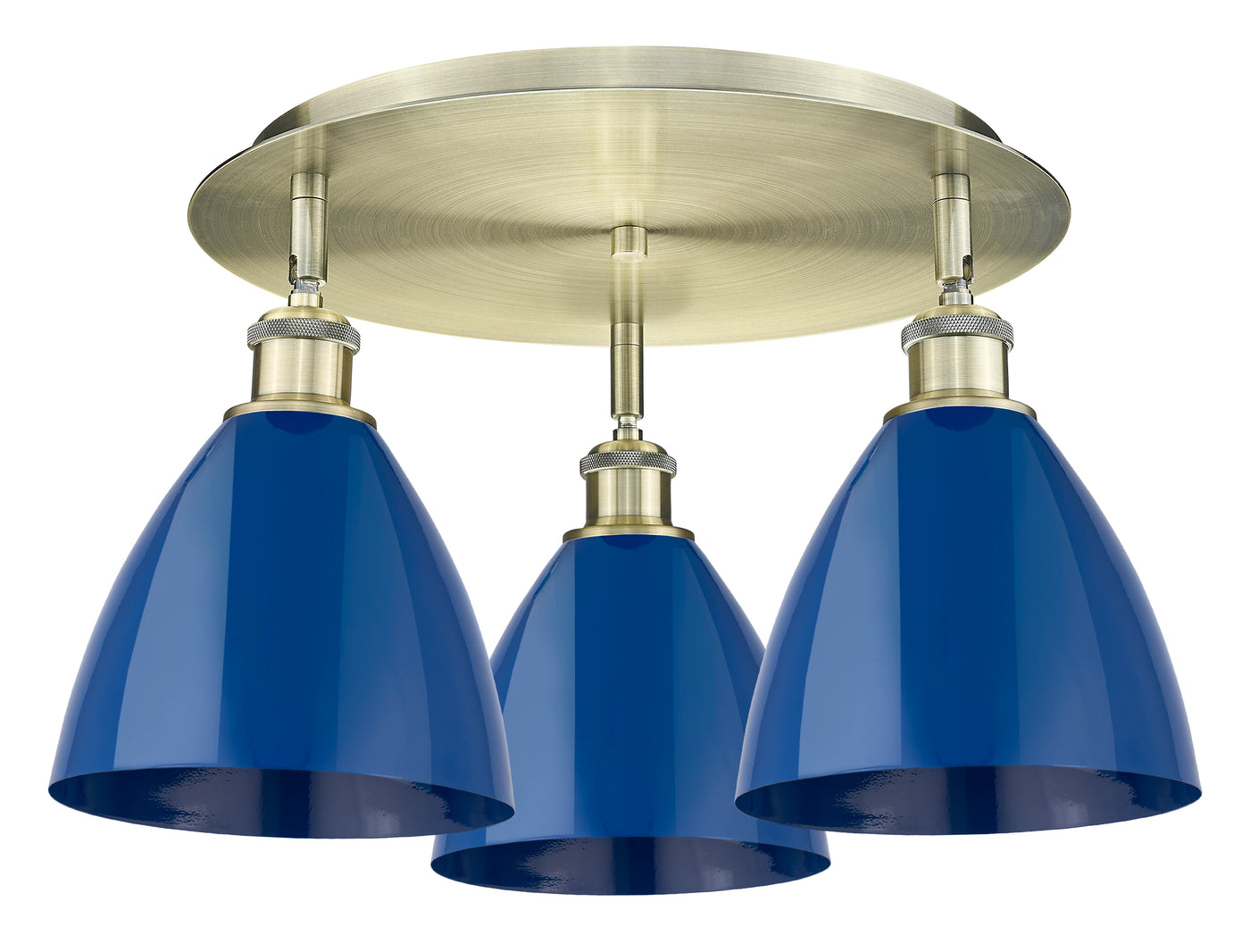 Ballston Semi-Flush Mount Satin Nickel