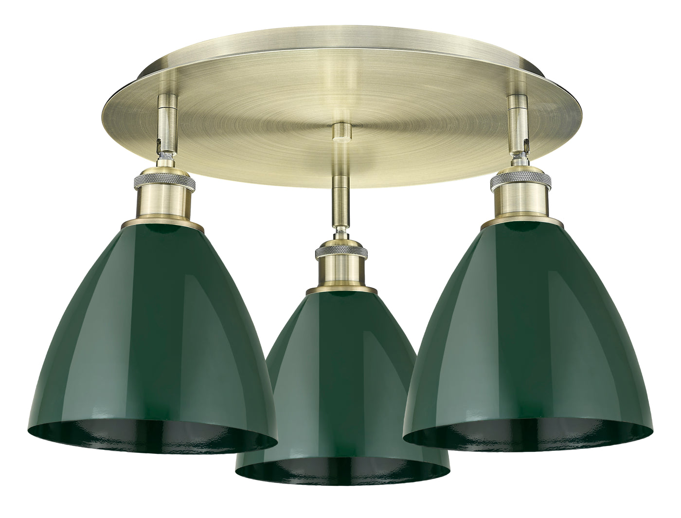 Ballston Semi-Flush Mount Satin Nickel