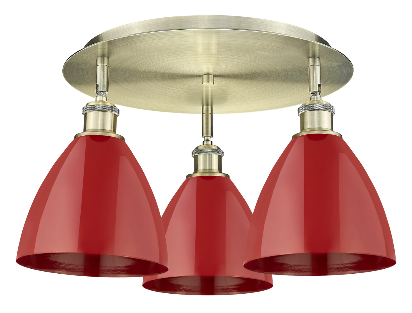 Ballston Semi-Flush Mount Satin Nickel