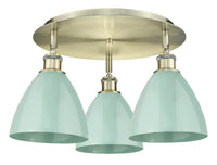 Ballston Semi-Flush Mount Satin Nickel