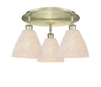 Ballston Semi-Flush Mount Satin Nickel