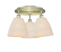 Ballston Semi-Flush Mount Satin Nickel