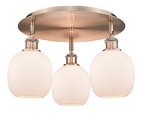 Ballston Semi-Flush Mount Satin Nickel