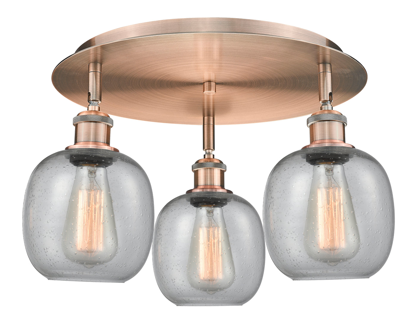 Ballston Semi-Flush Mount Satin Nickel