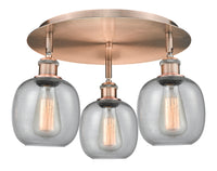 Ballston Semi-Flush Mount Satin Nickel