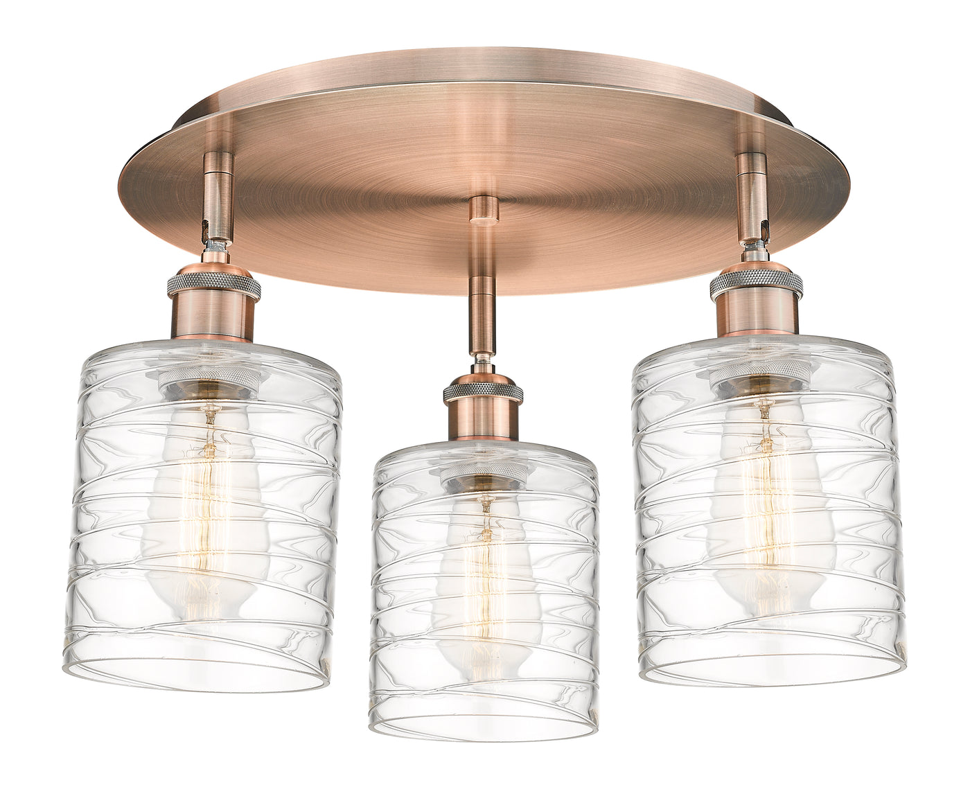 Ballston Semi-Flush Mount Satin Nickel