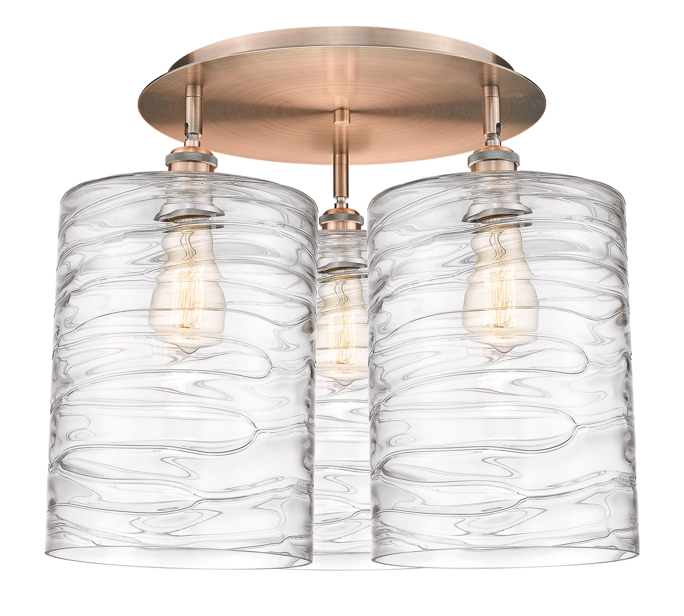 Ballston Semi-Flush Mount Satin Nickel
