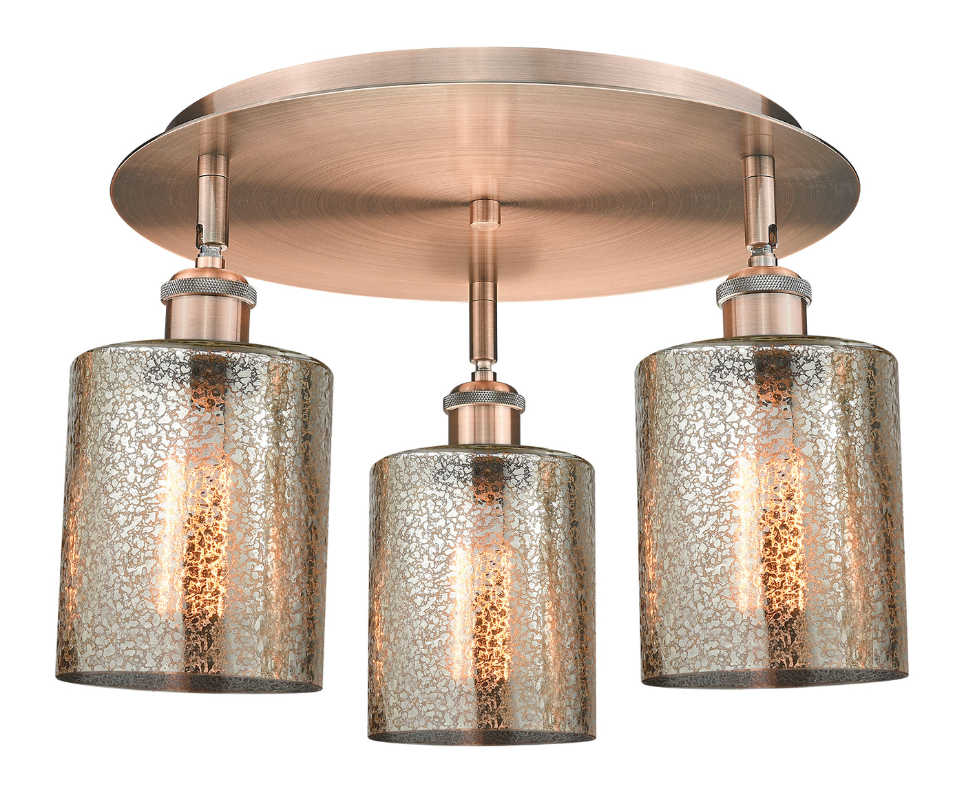 Ballston Semi-Flush Mount Satin Nickel