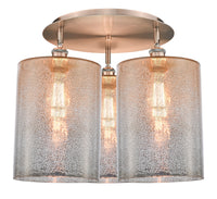 Ballston Semi-Flush Mount Satin Nickel Brass