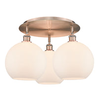 Ballston Semi-Flush Mount Satin Nickel