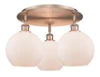 Ballston Semi-Flush Mount Satin Nickel