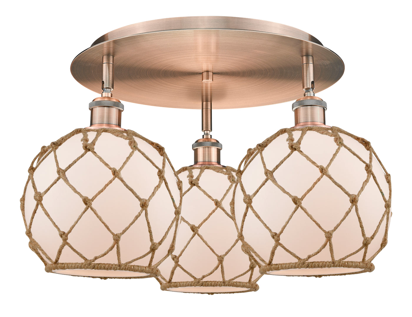 Ballston Semi-Flush Mount Satin Nickel
