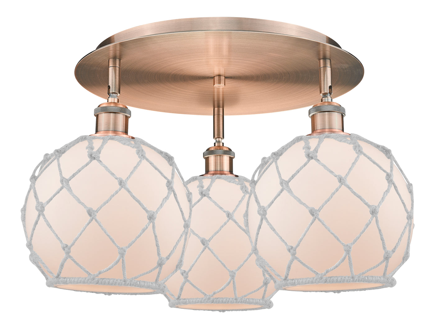 Ballston Semi-Flush Mount Satin Nickel
