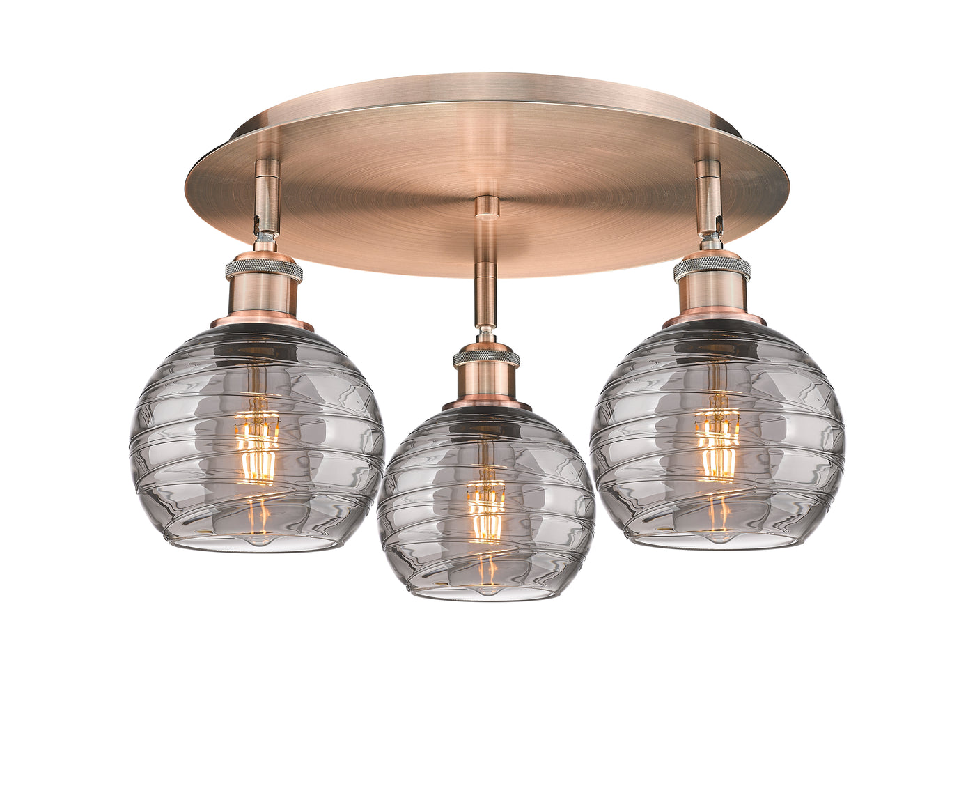 Ballston Semi-Flush Mount Satin Nickel Finish