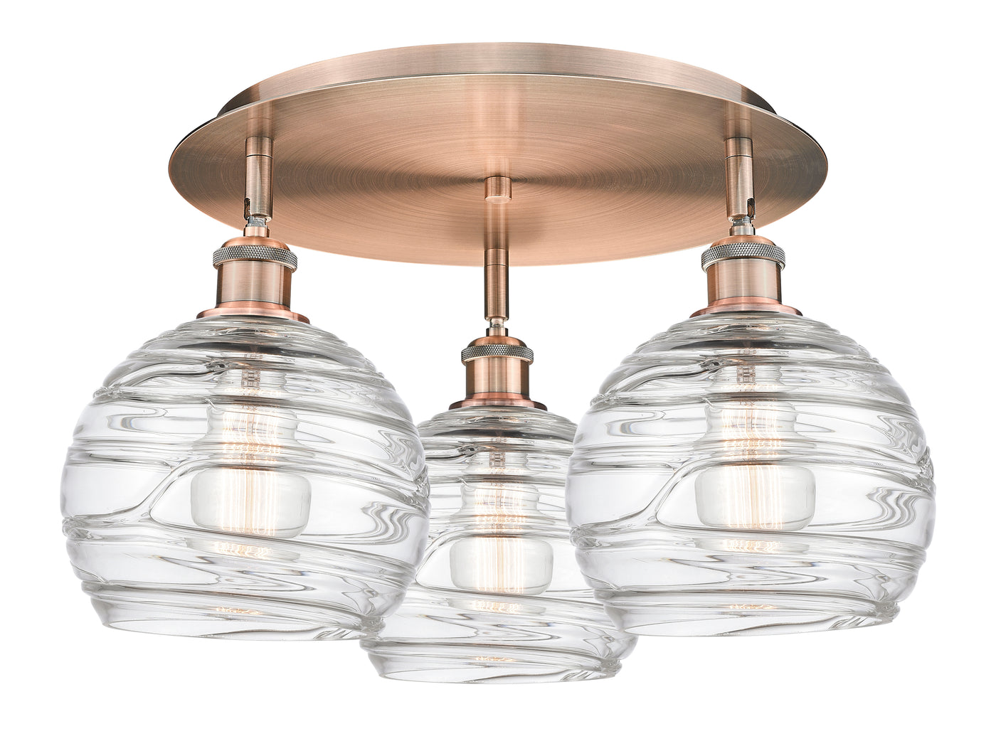 Ballston Semi-Flush Mount Satin Nickel