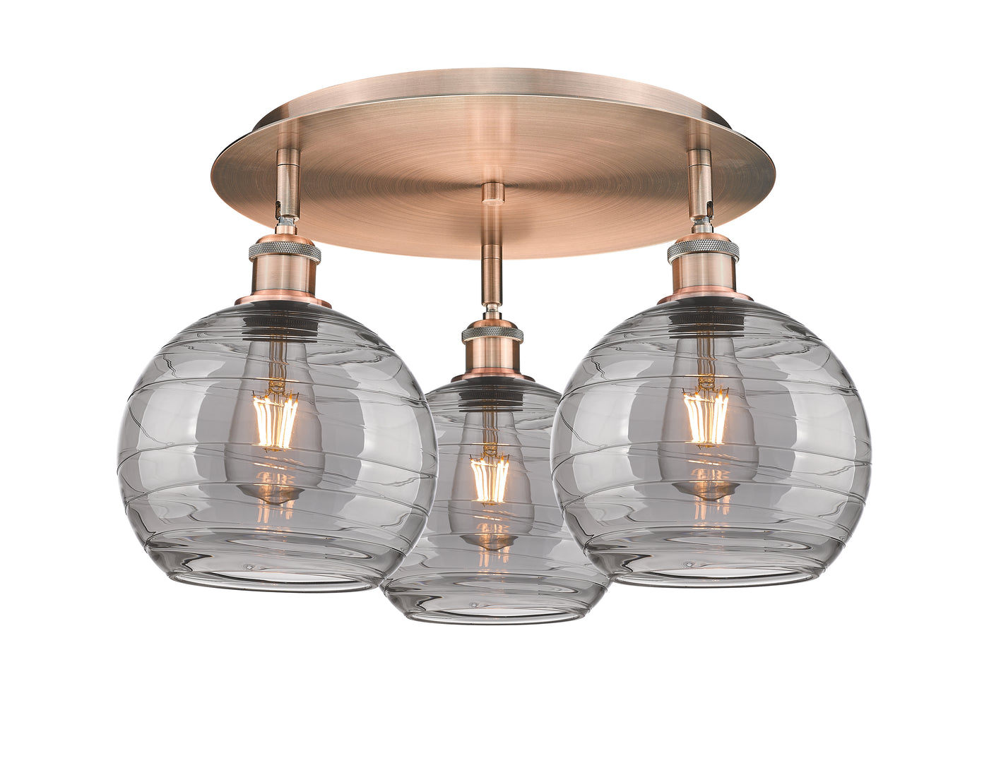 Ballston Semi-Flush Mount Satin Nickel