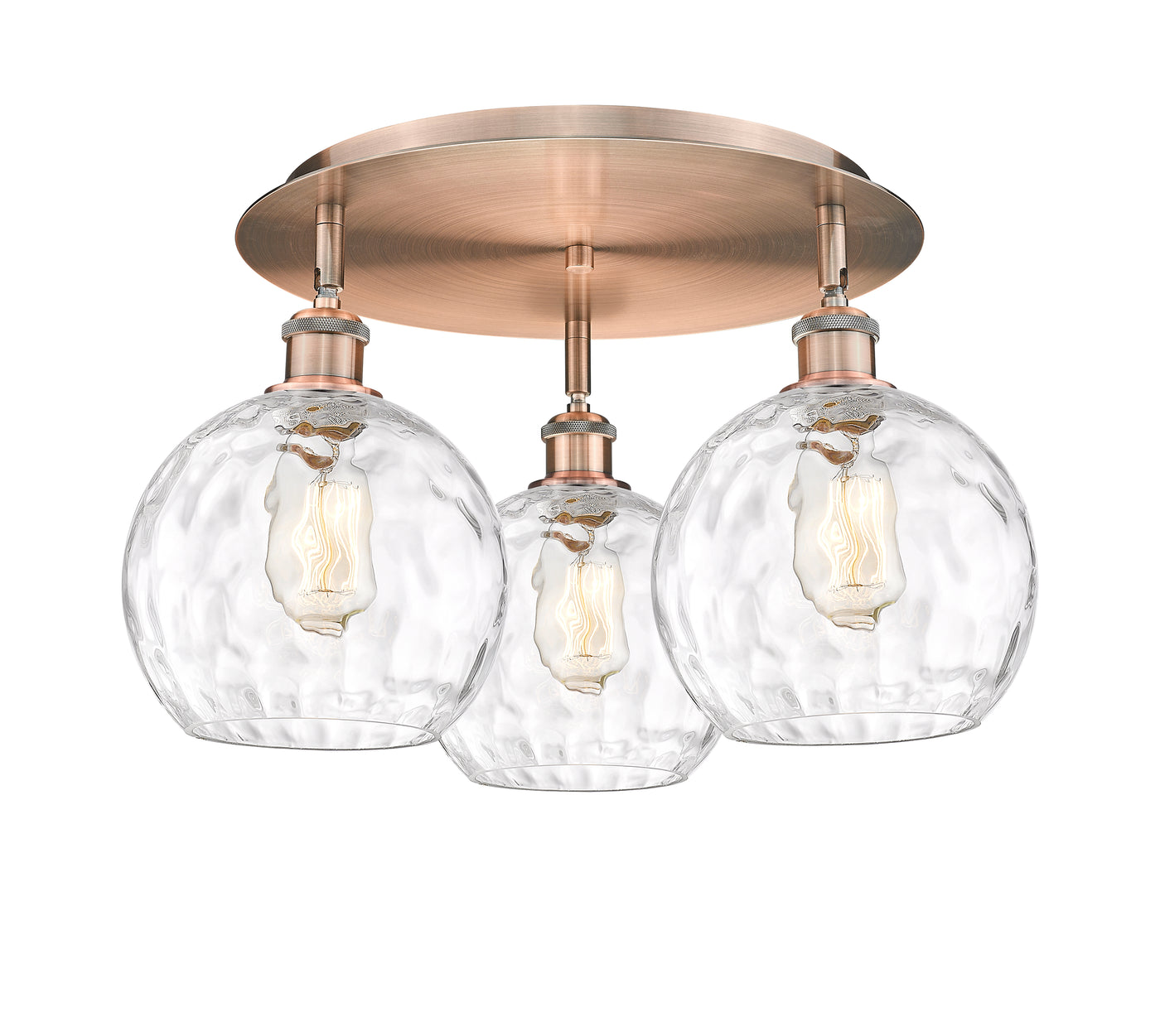 Ballston Semi-Flush Mount Satin Nickel