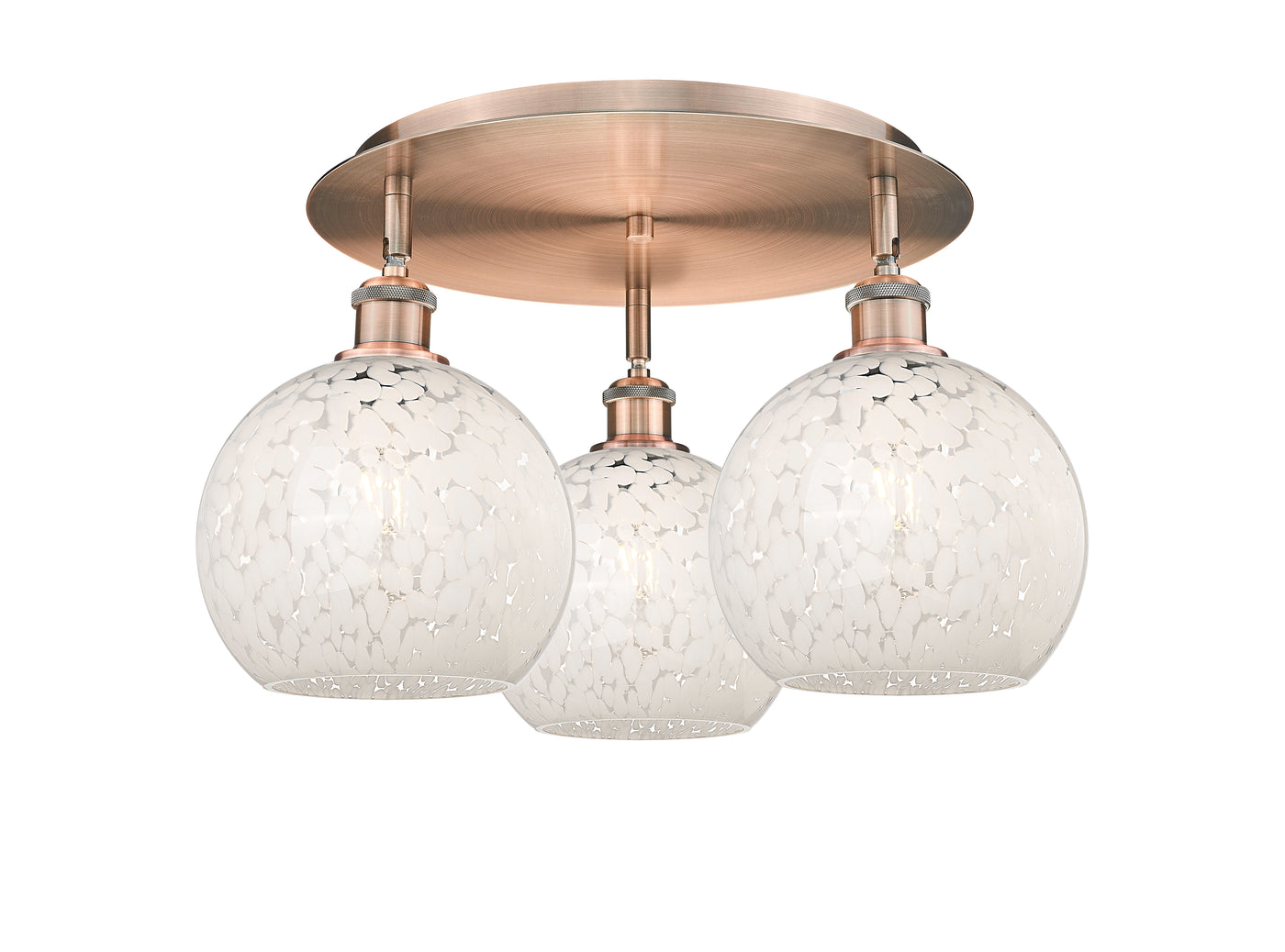 Ballston Semi-Flush Mount Satin Nickel