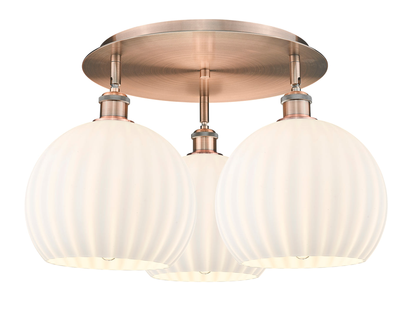 Ballston Semi-Flush Mount Satin Nickel
