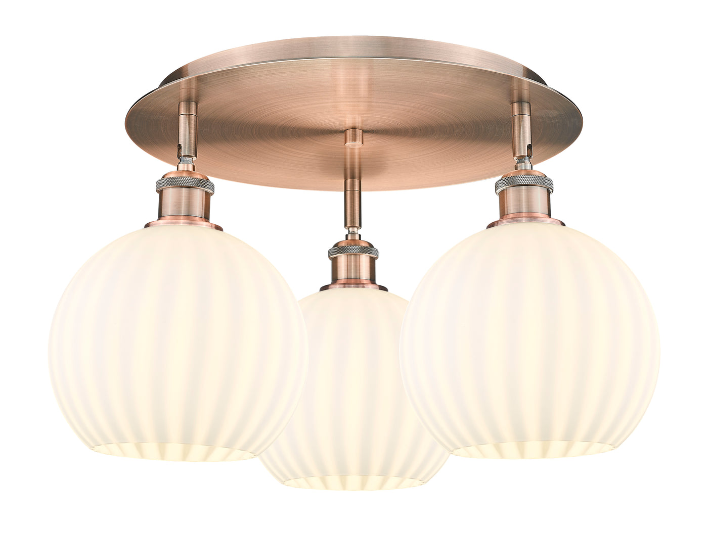 Ballston Semi-Flush Mount Satin Nickel Steel