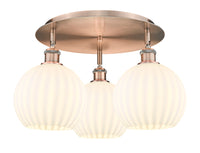 Ballston Semi-Flush Mount Satin Nickel Steel